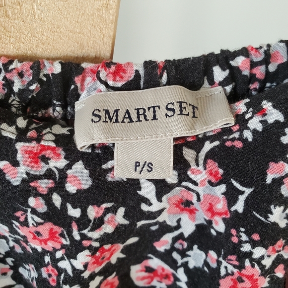 Smart Set Floral Black Spaghetti Summer dress - Picture 4 of 5